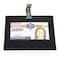 Dacasso Black Leather ID Badge Holder AG-1039 - alternate 1